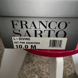 Pink Anaconda gently worn